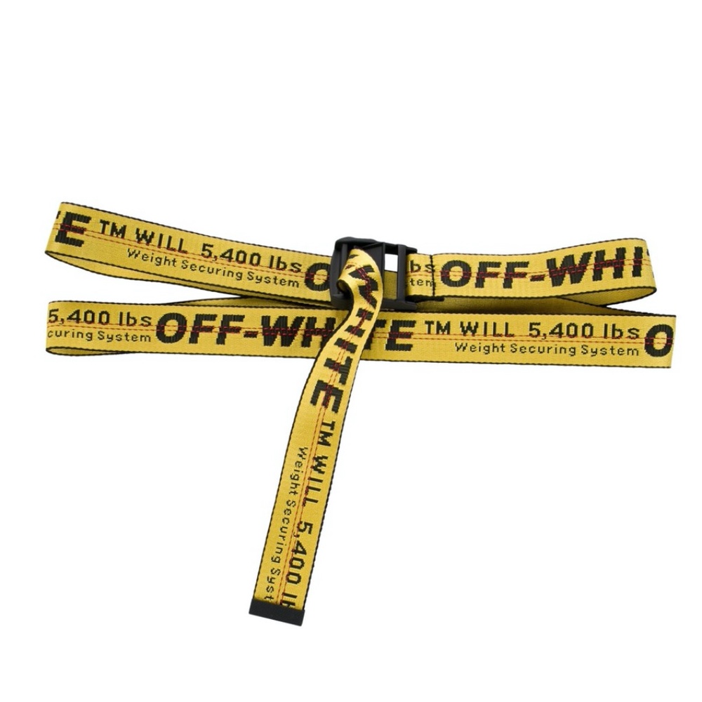 Off-White Classic Industrial Web Logo Belt